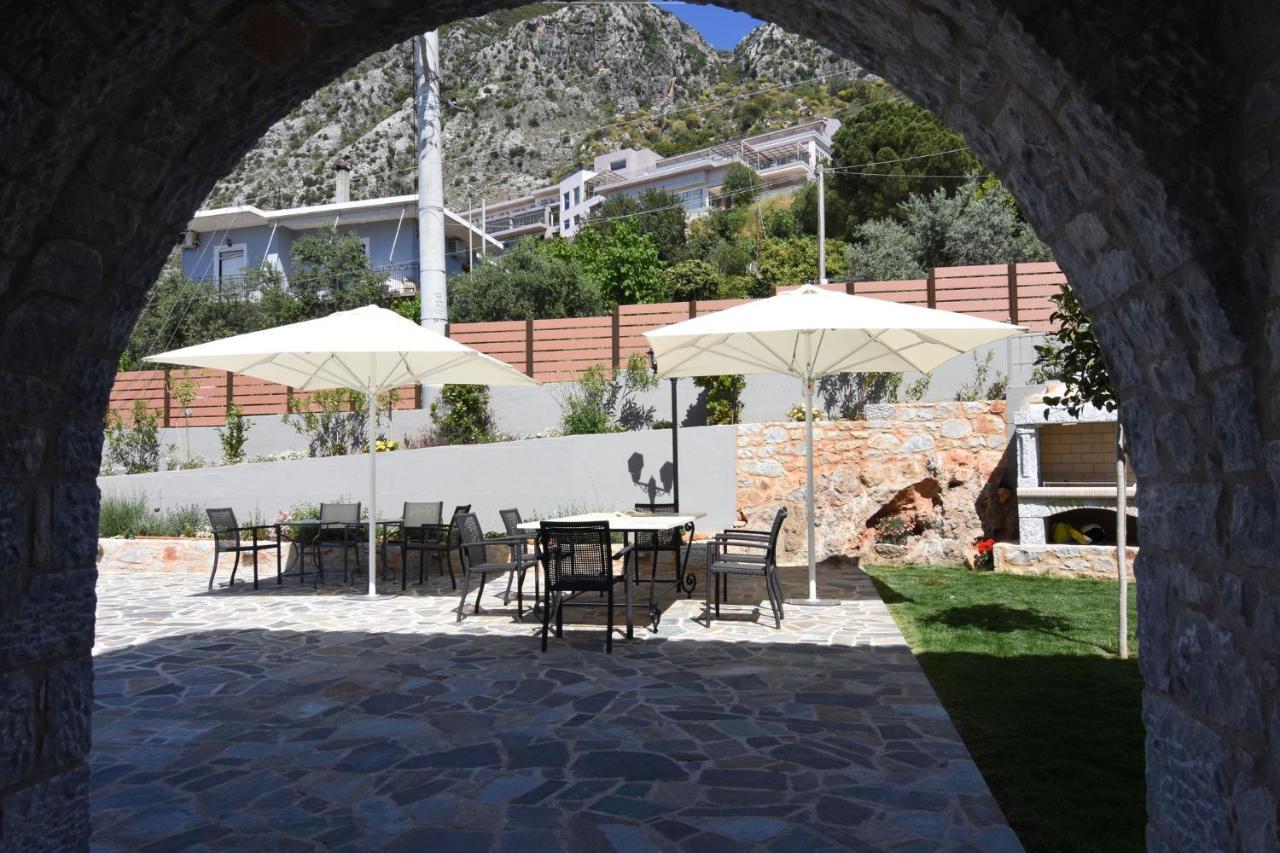 קלמאטה Villa Dafni - Infinite Sea Vistas With Private Pool מראה חיצוני תמונה
